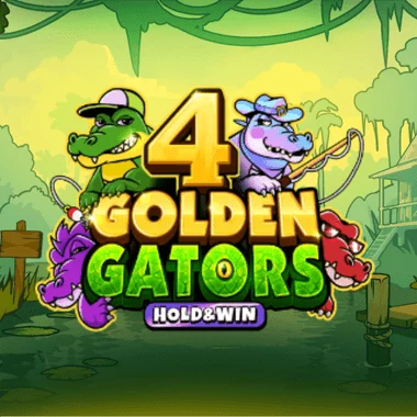 4 Golden Gators: Hold&Win game tile